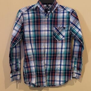 Chaps Multicolor Plaid Casual Shirt